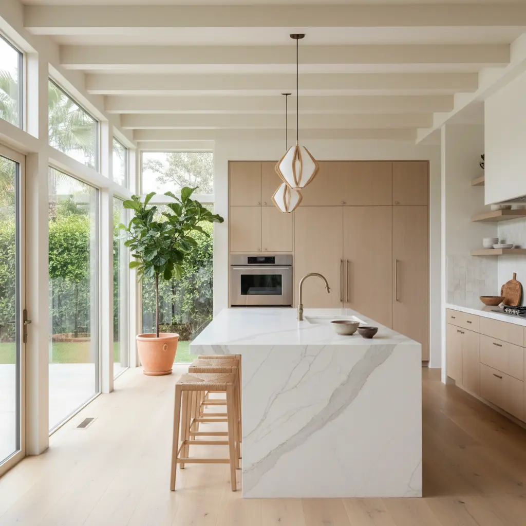 Modern kitchen after remodel
