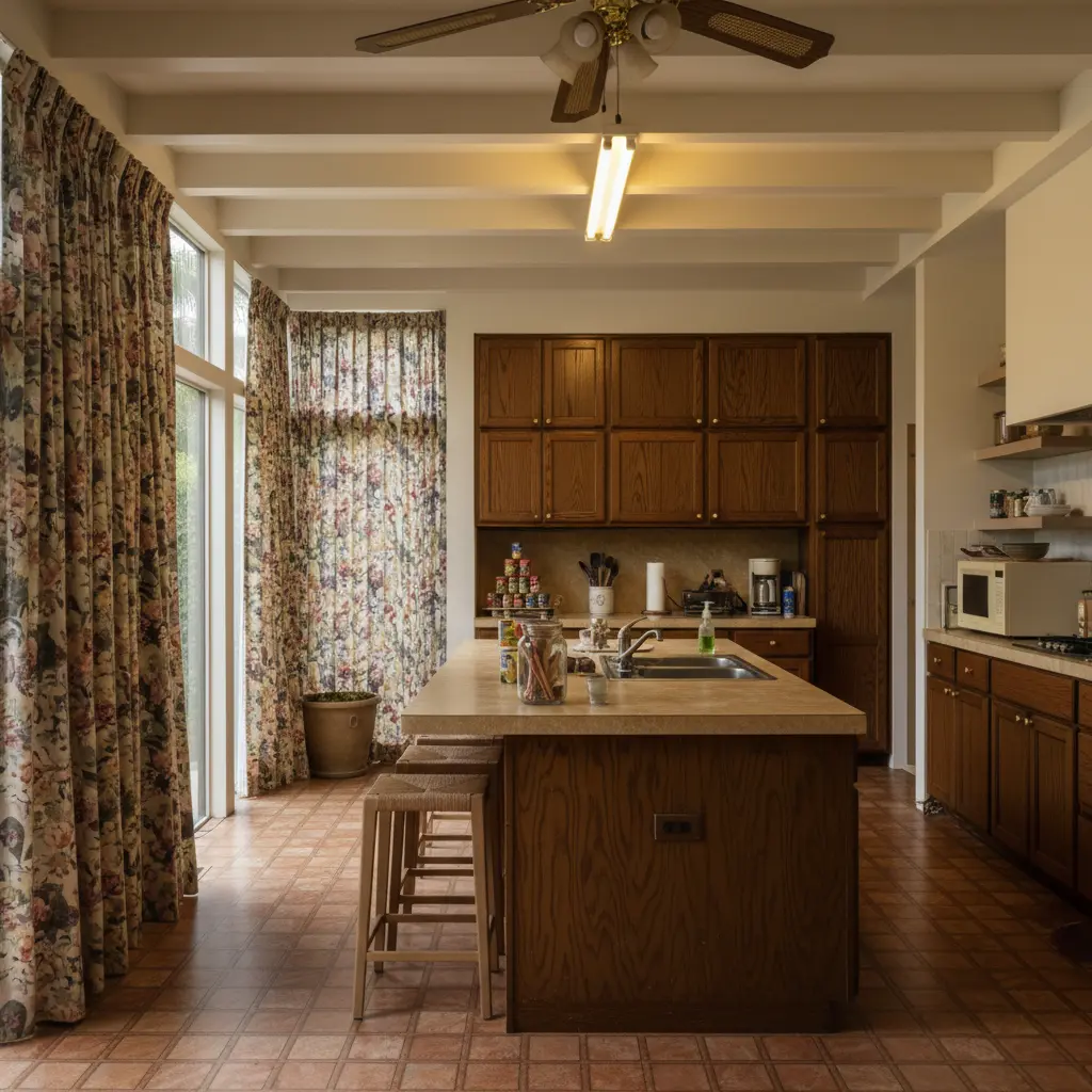 Old kitchen before remodel